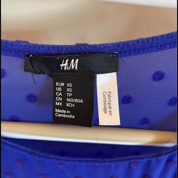 Mesh Dot Long-Sleeve Top - Picture 2 of 2